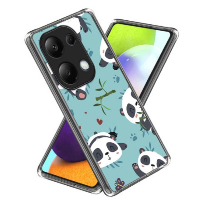 Cover Til Xiaomi Redmi Note 13 Pro 4g Søde Pandaer