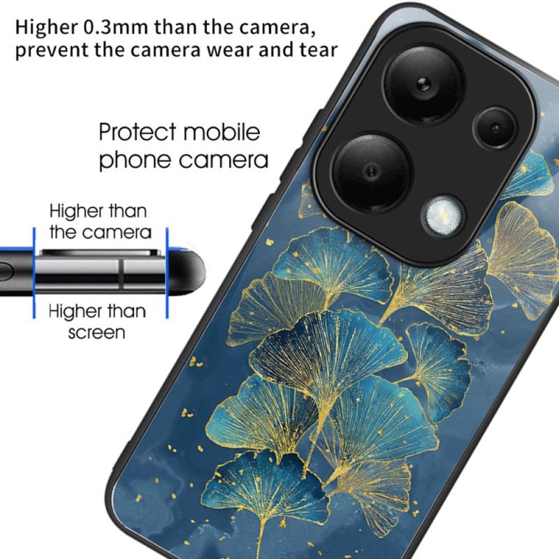 Cover Xiaomi Redmi Note 13 Pro 4g Blomsterhærdet Glas