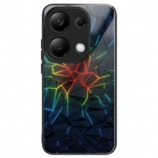 Cover Xiaomi Redmi Note 13 Pro 4g Geometri Hærdet Glas