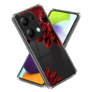 Cover Xiaomi Redmi Note 13 Pro 4g Rød Blomst