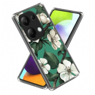 Cover Xiaomi Redmi Note 13 Pro 4g Telefon Etui Hvide Blomster