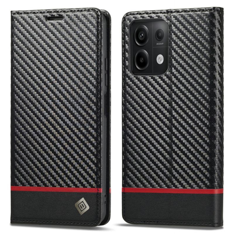 Flip Cover Til Xiaomi Redmi Note 13 Pro 4g Kulfiber Lc.imeeke