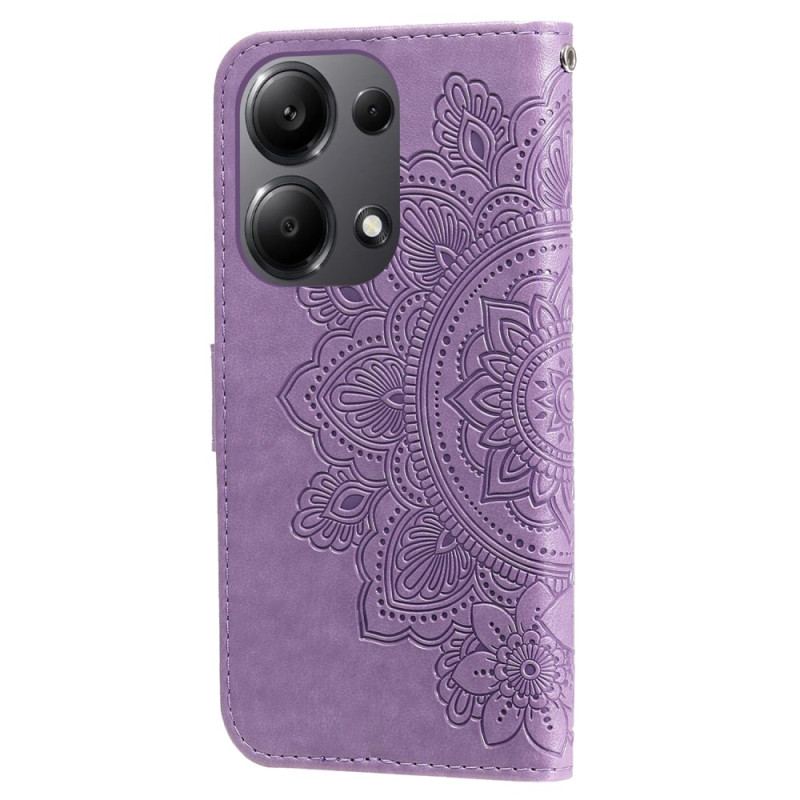 Flip Cover Til Xiaomi Redmi Note 13 Pro 4g Mandala Tryk