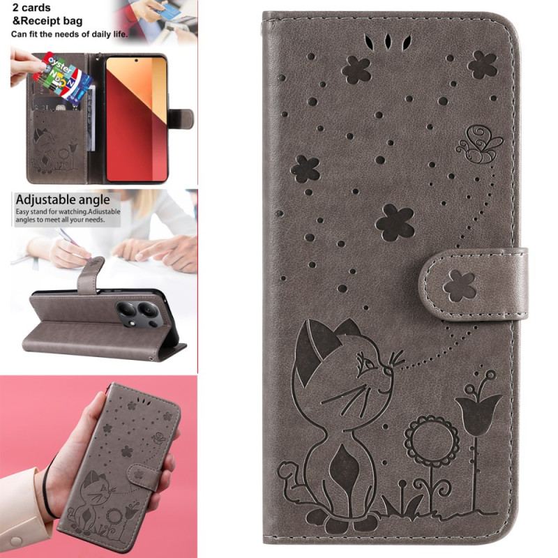 Flip Cover Xiaomi Redmi Note 13 Pro 4g Kat Og Bier