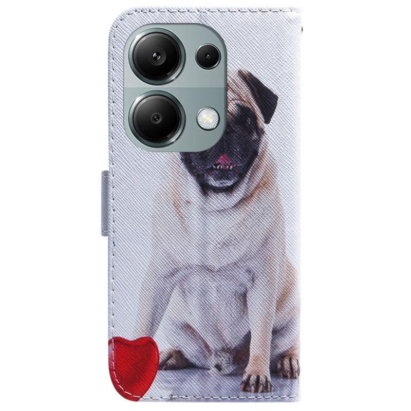 Flip Cover Xiaomi Redmi Note 13 Pro 4g Mops Hund Med Rem