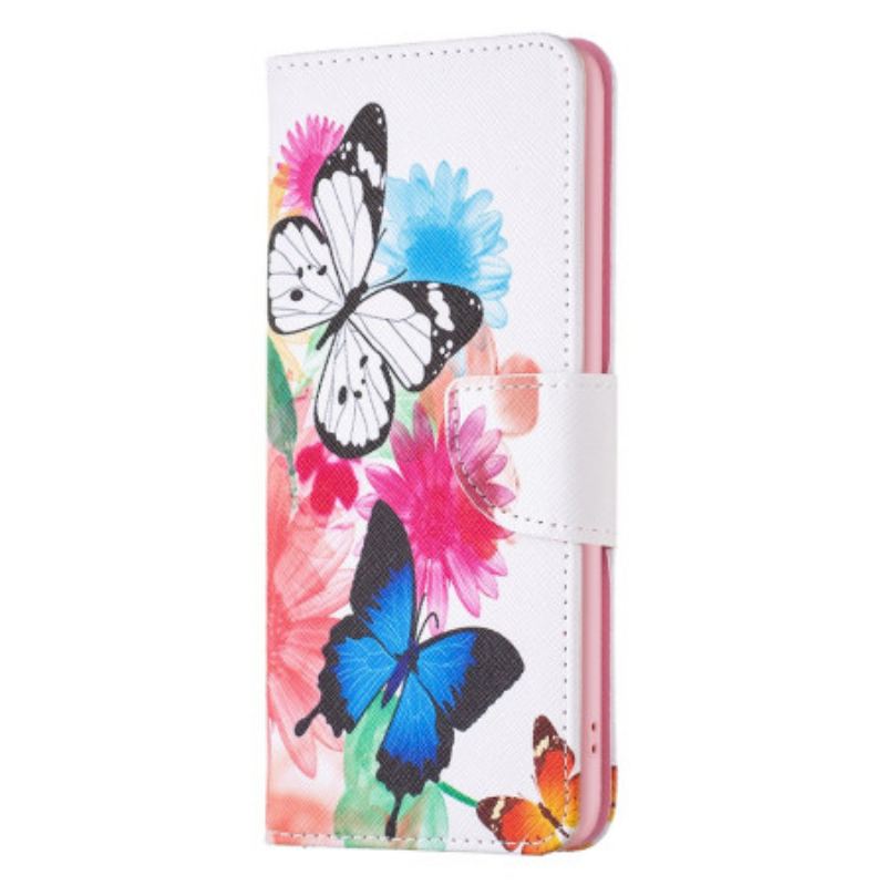 Flip Cover Xiaomi Redmi Note 13 Pro 4g To Sommerfugle