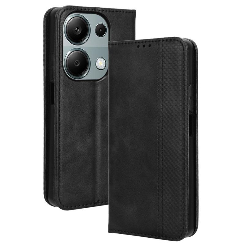 Flip Cover Xiaomi Redmi Note 13 Pro 4g Vintage Stil