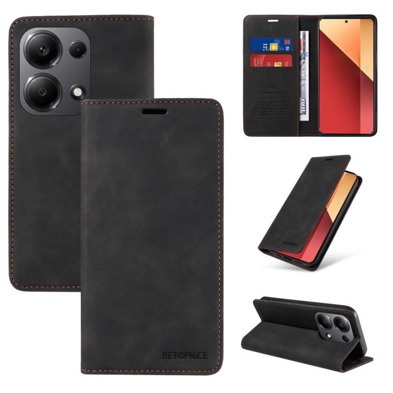 Læder Cover Xiaomi Redmi Note 13 Pro 4g Betopnice