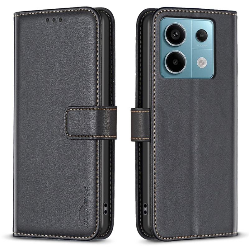 Læder Cover Xiaomi Redmi Note 13 Pro 4g Telefon Etui Binfen Farve