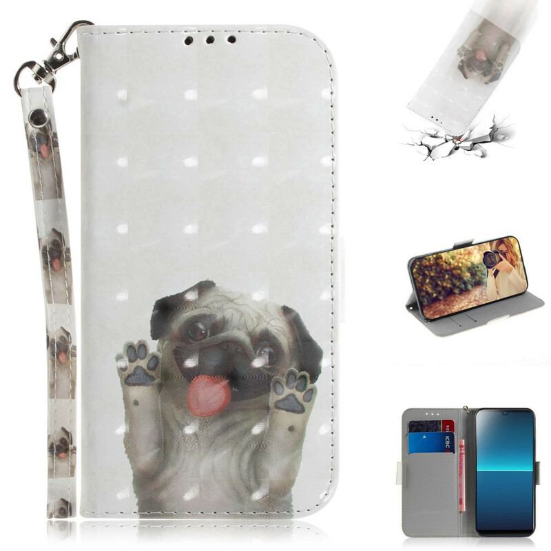 Flip Cover Sony Xperia L4 Med Snor Elsker My Dog Thong