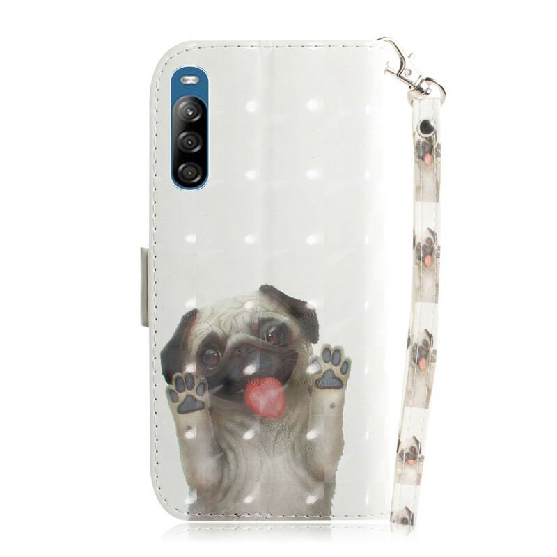 Flip Cover Sony Xperia L4 Med Snor Elsker My Dog Thong