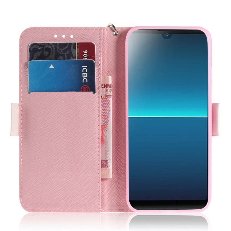 Flip Cover Sony Xperia L4 Med Snor Thong Hamstere