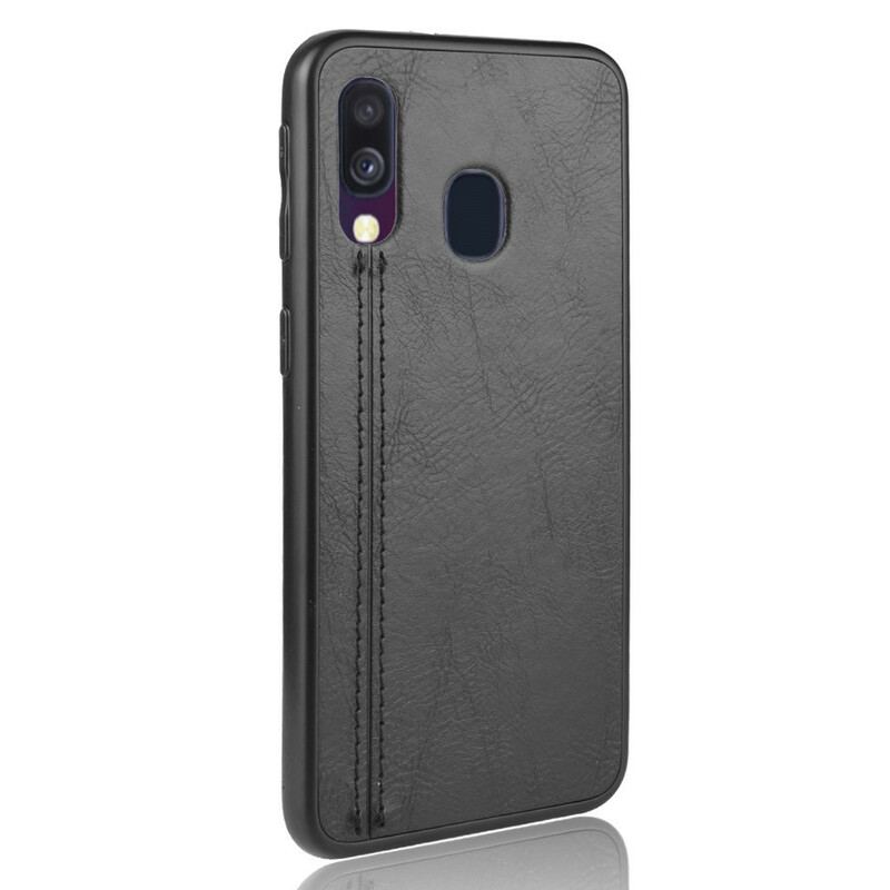 Cover Samsung Galaxy A40 Couture Lædereffekt