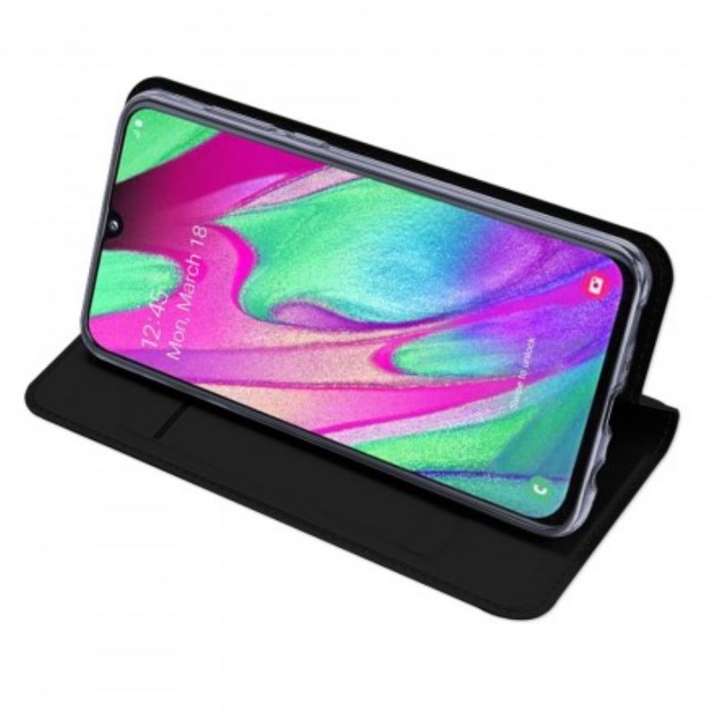 Cover Samsung Galaxy A40 Flip Cover Skin Pro Dux Ducis