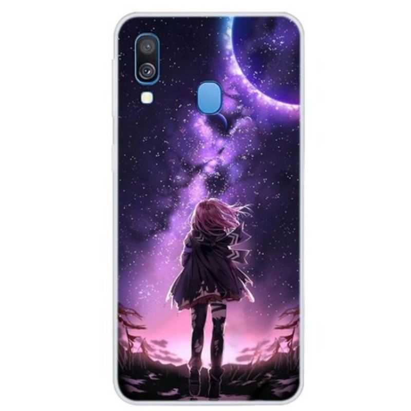 Cover Samsung Galaxy A40 Magisk Fuldmåne