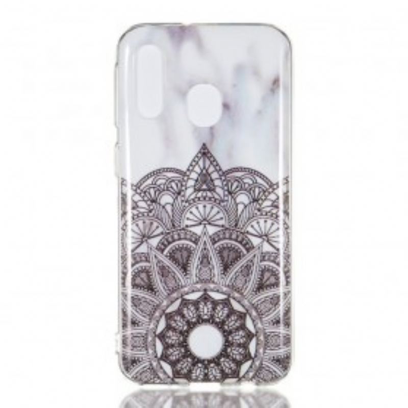 Cover Samsung Galaxy A40 Marmoreret Mandala