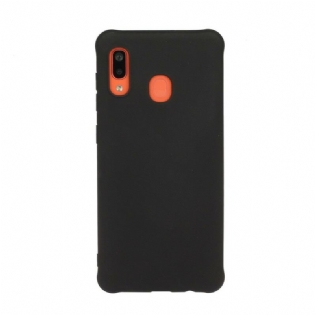 Cover Samsung Galaxy A40 Mat Ensfarvet Silikone