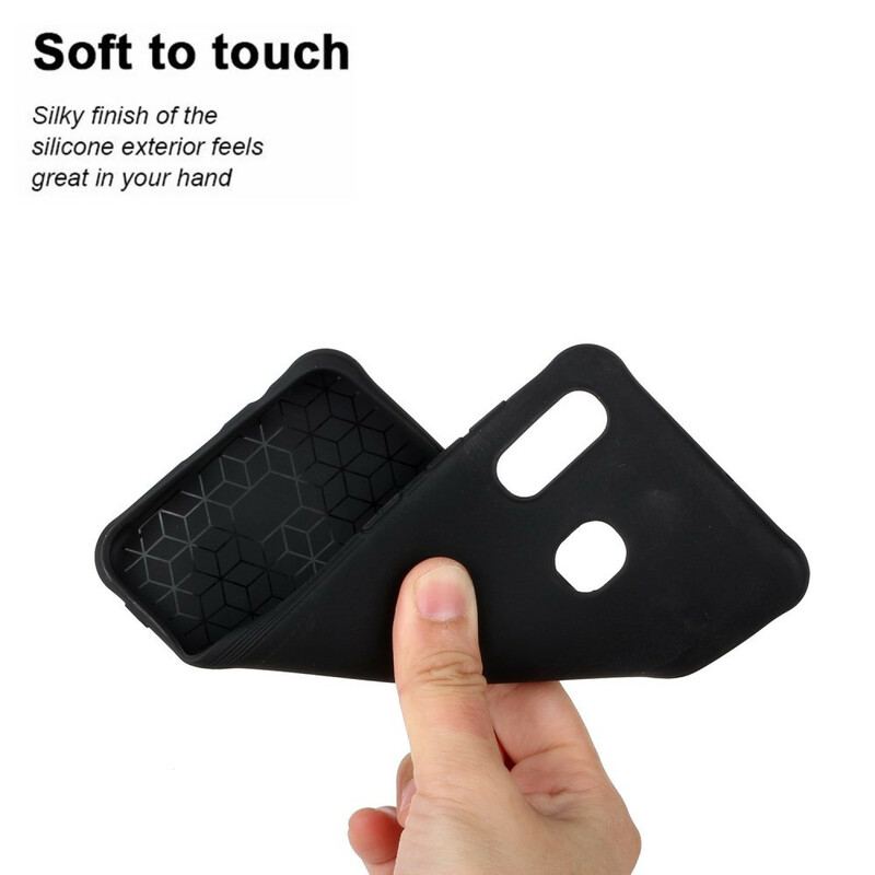 Cover Samsung Galaxy A40 Mat Ensfarvet Silikone