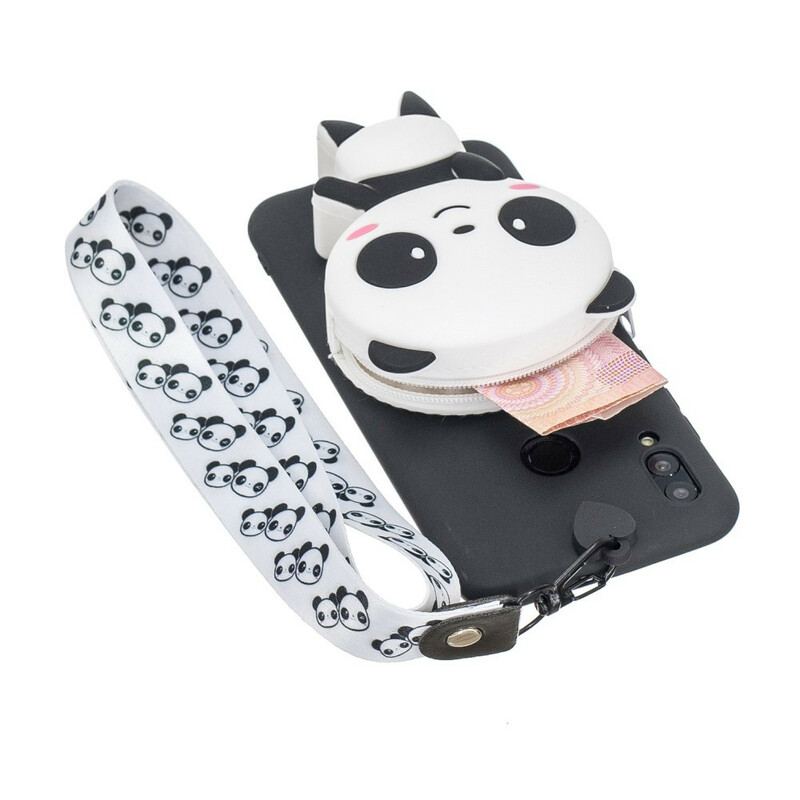 Cover Samsung Galaxy A40 Punge Etui Panda Pung & Skulderrem