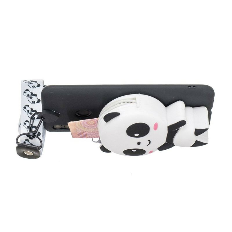 Cover Samsung Galaxy A40 Punge Etui Panda Pung & Skulderrem