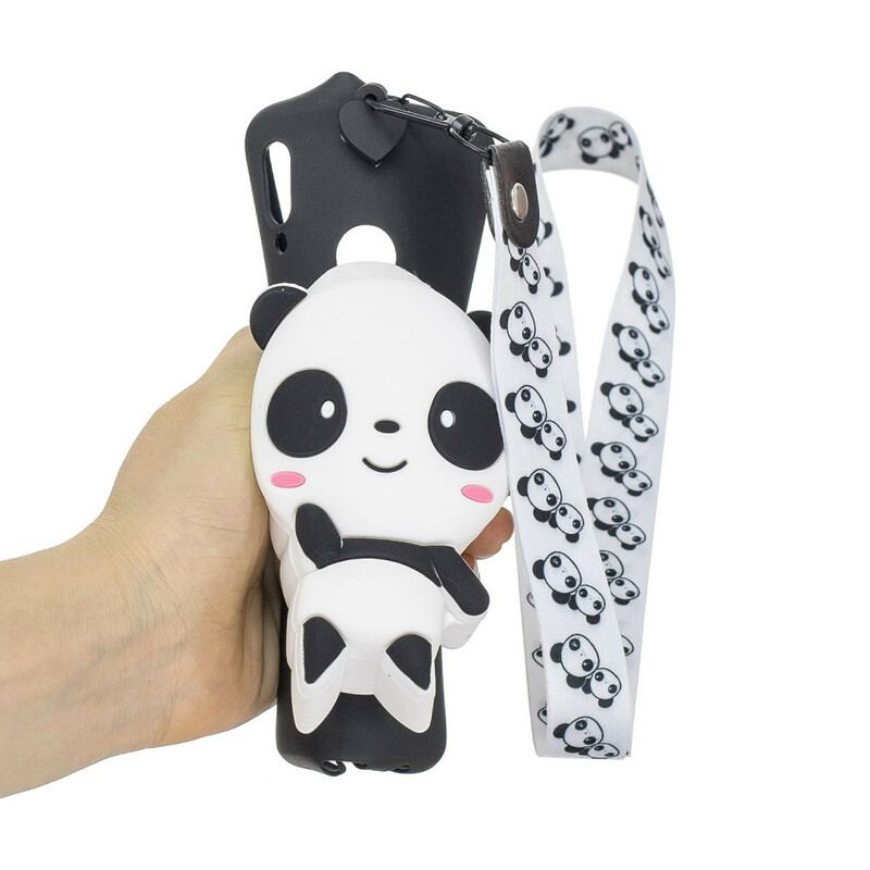 Cover Samsung Galaxy A40 Punge Etui Panda Pung & Skulderrem