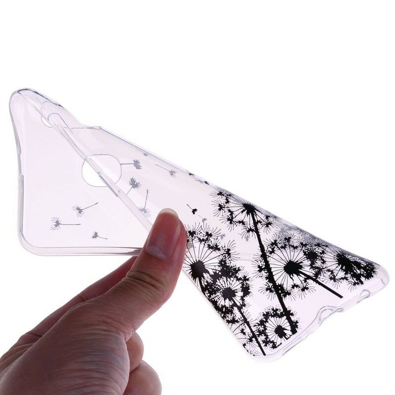 Cover Samsung Galaxy A40 Sømløse Sorte Mælkebøtter