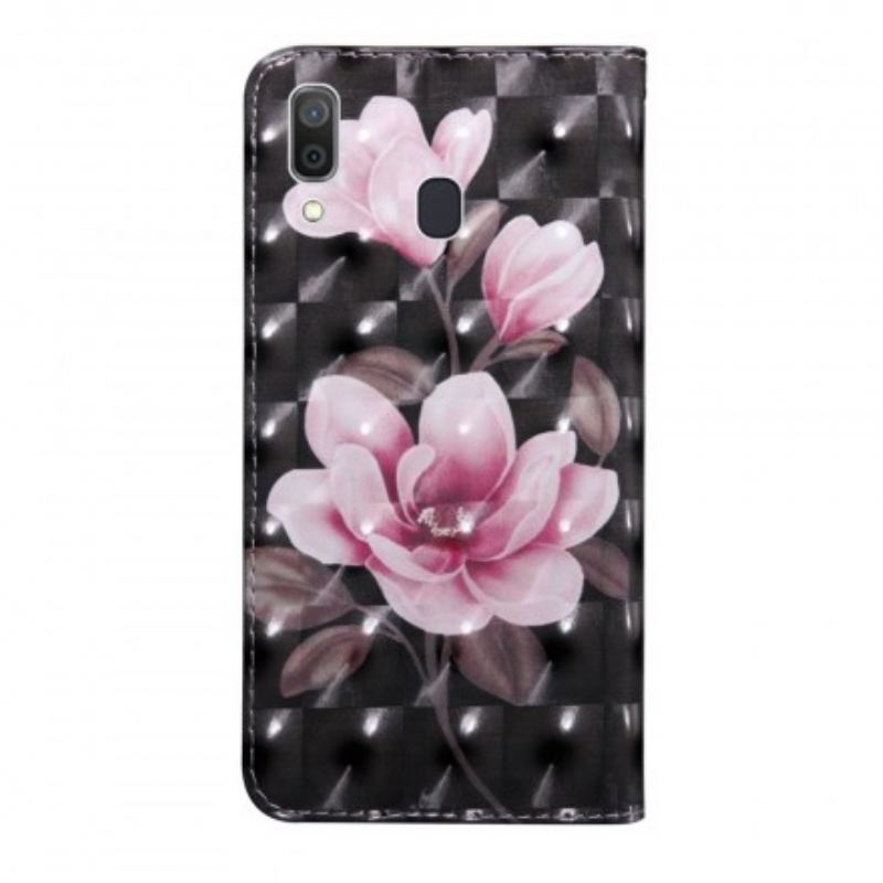 Flip Cover Samsung Galaxy A40 Blomstre Blomster