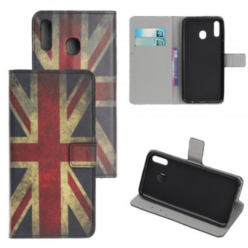 Flip Cover Samsung Galaxy A40 England Flag