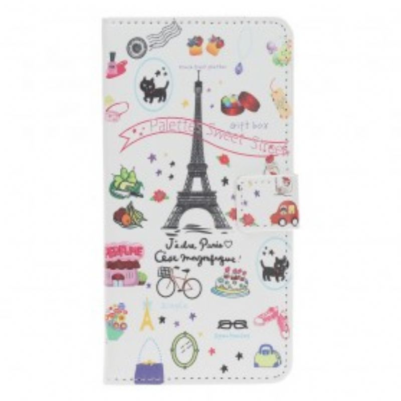 Flip Cover Samsung Galaxy A40 Jeg Elsker Paris