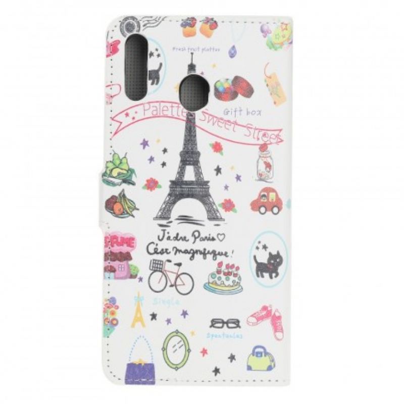 Flip Cover Samsung Galaxy A40 Jeg Elsker Paris