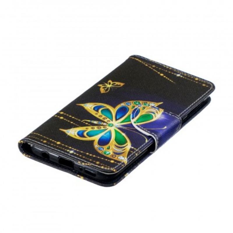 Flip Cover Samsung Galaxy A40 Magisk Sommerfugl