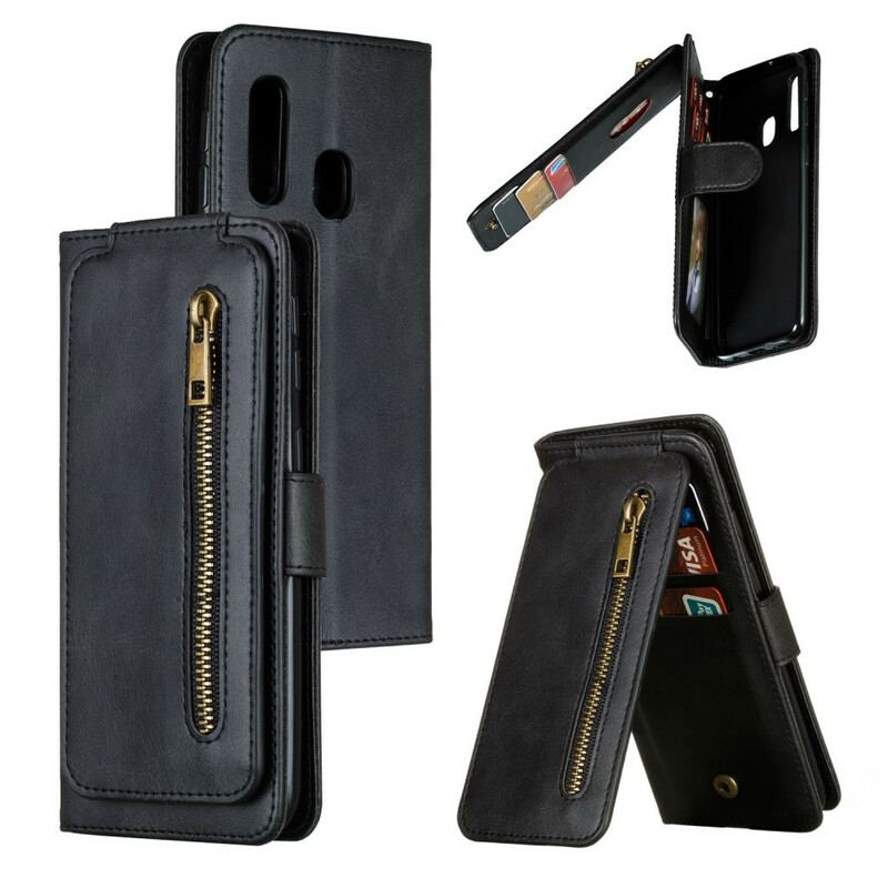 Flip Cover Samsung Galaxy A40 Med Snor Lanyard-forestillinger