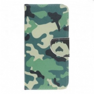 Flip Cover Samsung Galaxy A40 Militær Camouflage