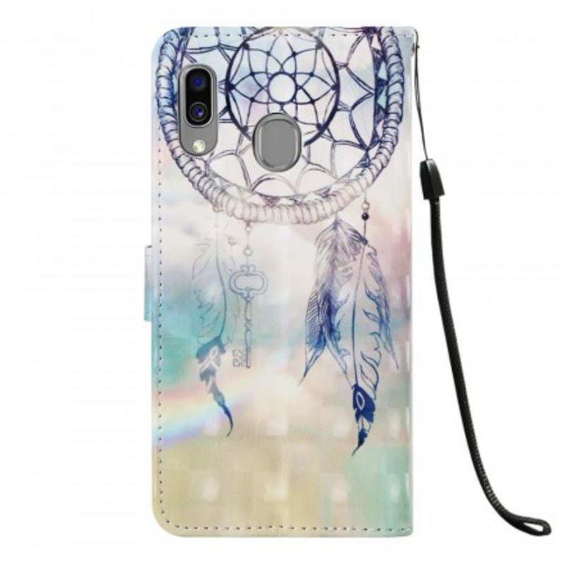 Flip Cover Samsung Galaxy A40 Pastel Drømmefanger