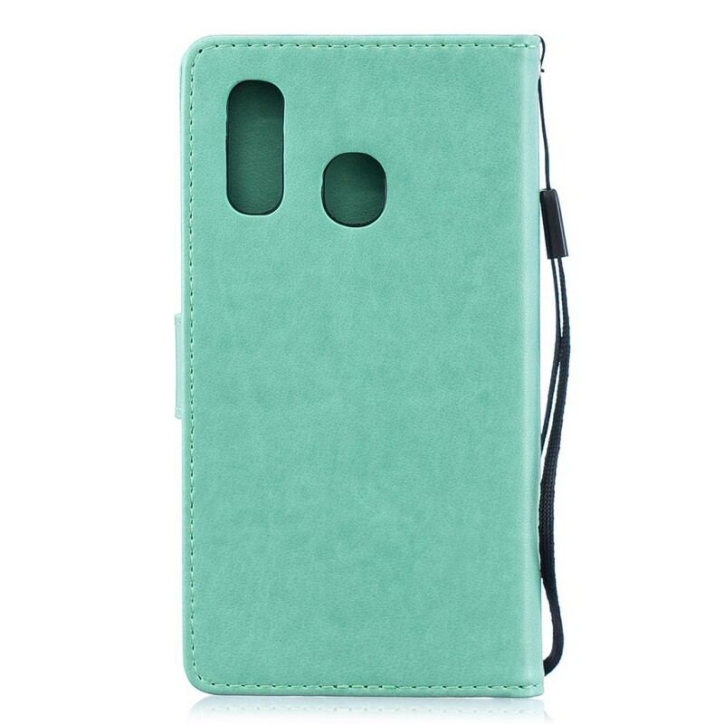 Flip Cover Samsung Galaxy A40 Sommerfugle I Hvirvel