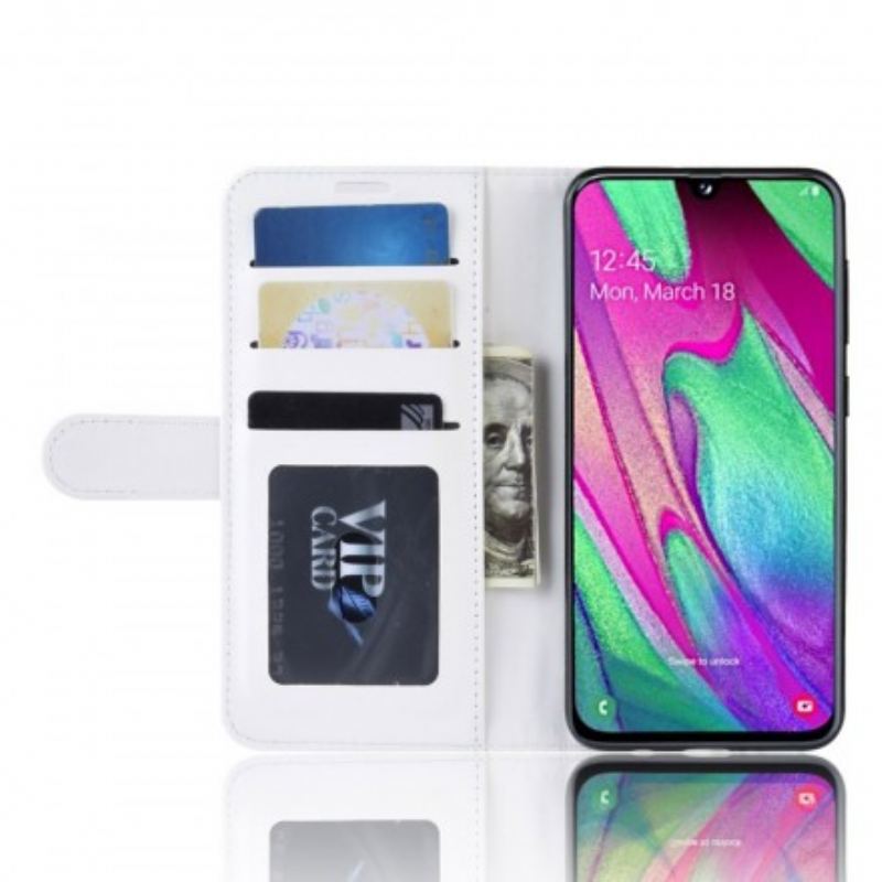 Flip Cover Samsung Galaxy A40 Ultra Imiteret Læder