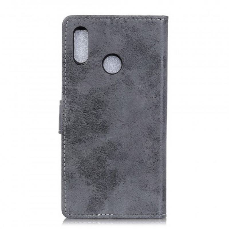 Flip Cover Samsung Galaxy A40 Vintage Lædereffekt