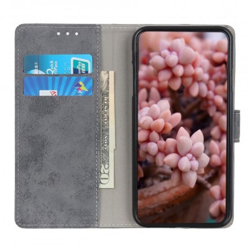 Flip Cover Samsung Galaxy A40 Vintage Lædereffekt