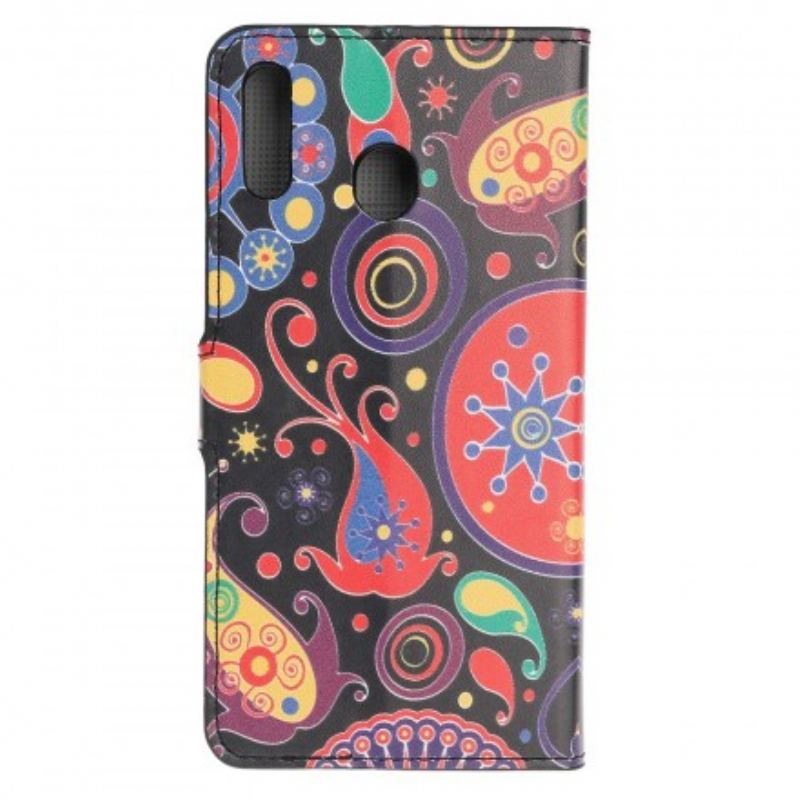 Læder Cover Samsung Galaxy A40 Galaxy Tegninger