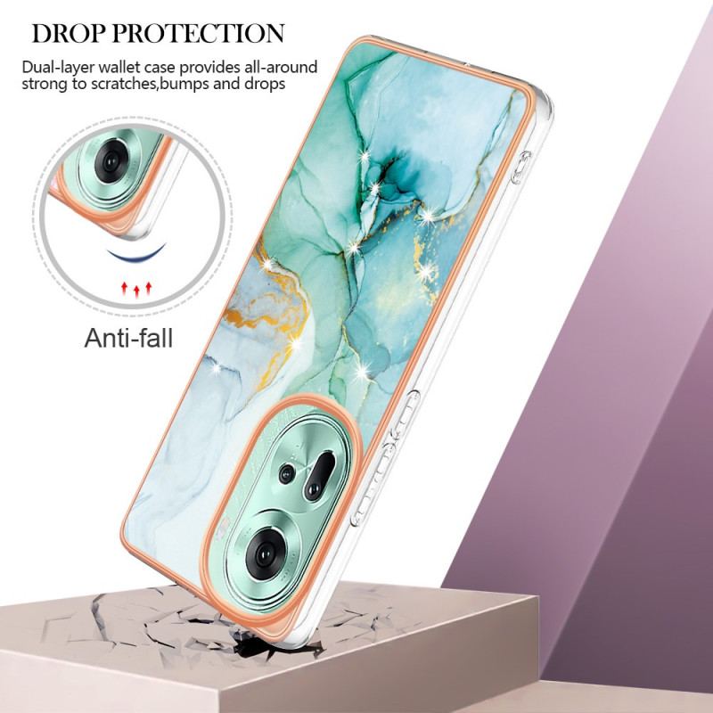 Cover Oppo Reno 11 5g Telefon Etui Marmormønster