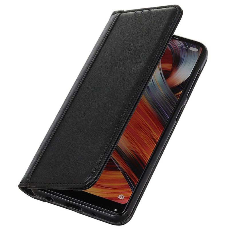 Læder Cover Oppo Reno 11 5g Litchi Texture Split Læder