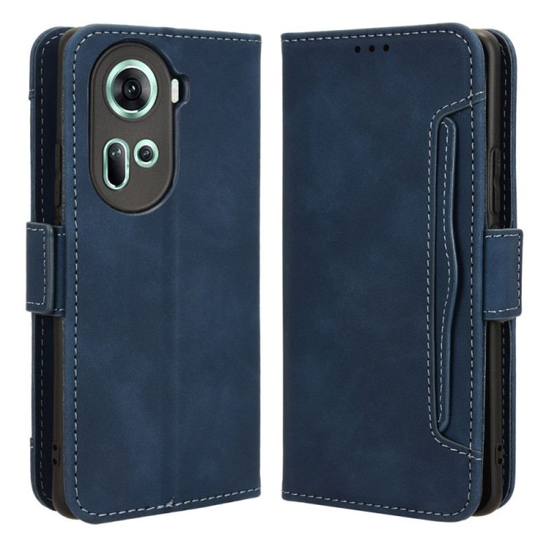 Læder Cover Oppo Reno 11 5g Telefon Etui Multikort