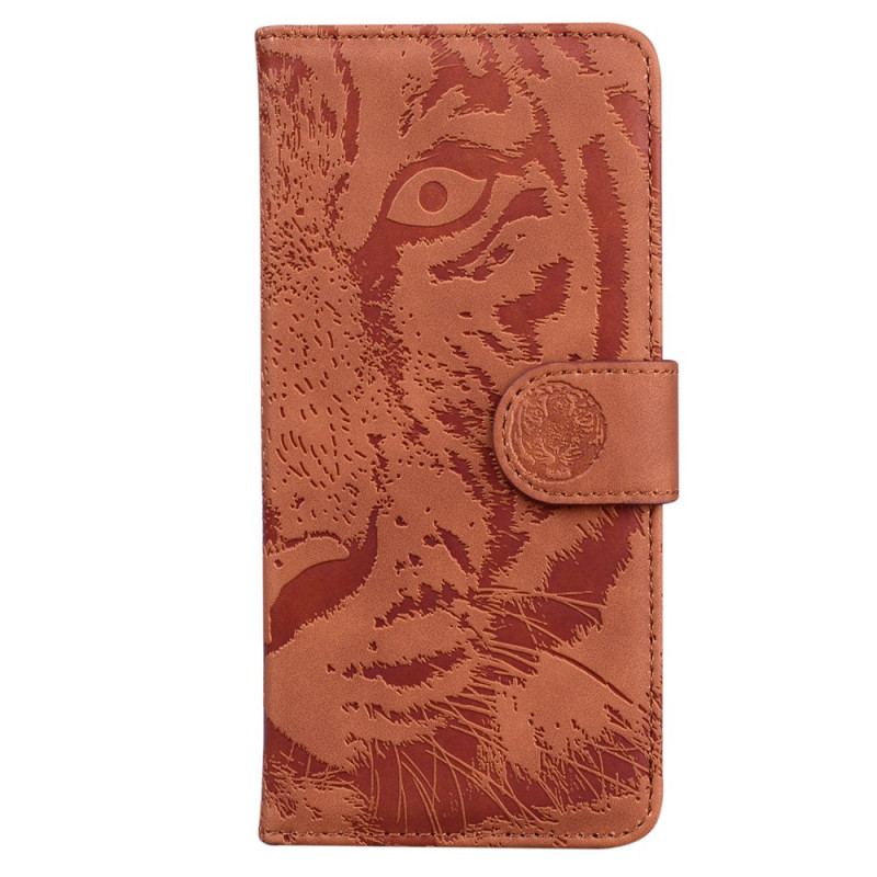 Læder Cover Oppo Reno 11 5g Tiger Footprint