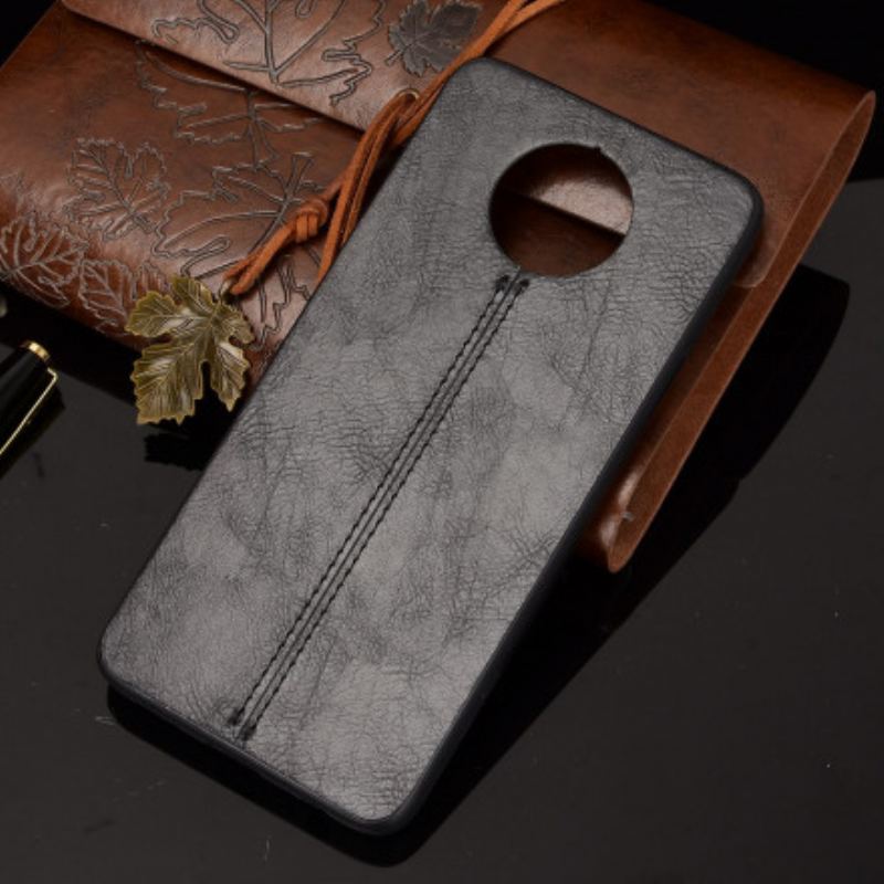 Cover Xiaomi Redmi Note 9T Couture Lædereffekt