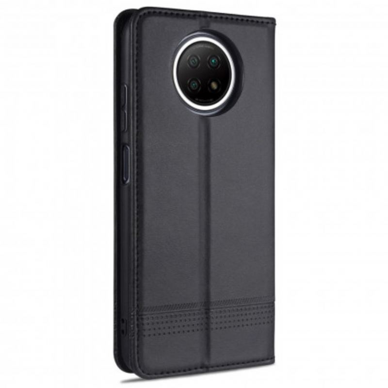 Cover Xiaomi Redmi Note 9T Flip Cover Azns Læderstyling