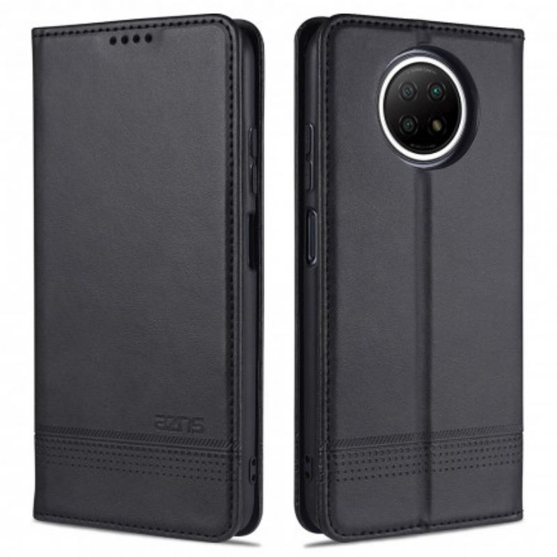 Cover Xiaomi Redmi Note 9T Flip Cover Azns Læderstyling