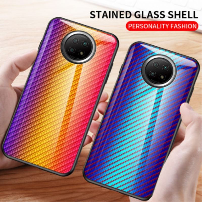 Cover Xiaomi Redmi Note 9T Kulfiber Hærdet Glas