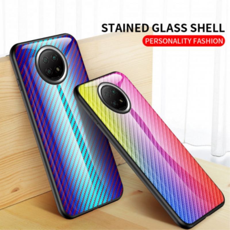 Cover Xiaomi Redmi Note 9T Kulfiber Hærdet Glas