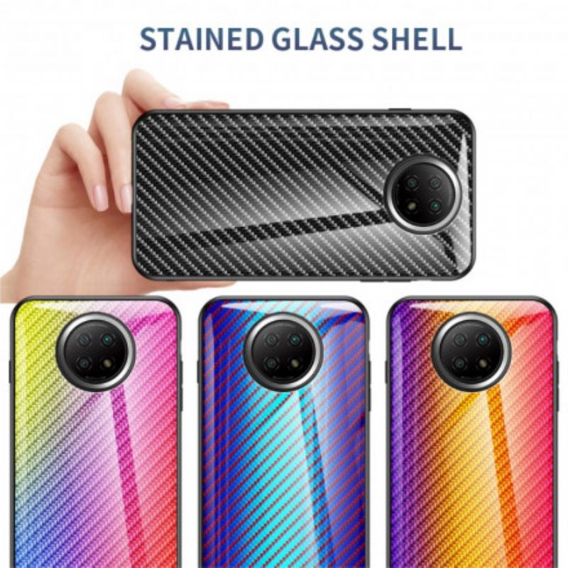 Cover Xiaomi Redmi Note 9T Kulfiber Hærdet Glas