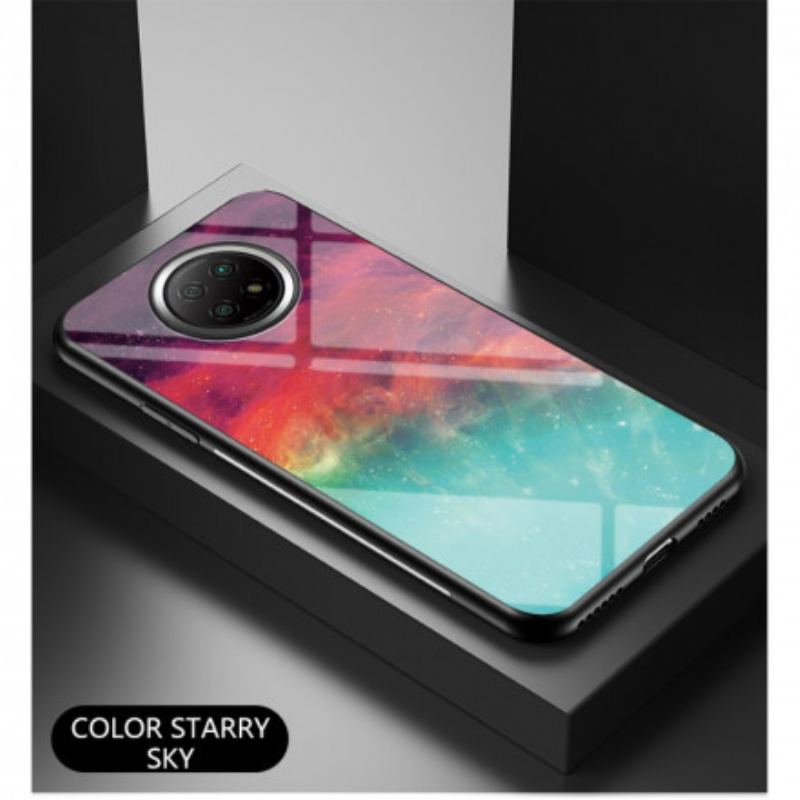 Cover Xiaomi Redmi Note 9T Stjernehimmel Hærdet Glas